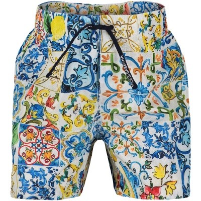 Afbeelding van Dolce & Gabbana L1U832 HSMSM baby badkleding blauw