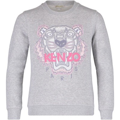 Afbeelding van Kenzo KM15218 kindertrui grijs