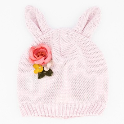 MonnaLisa 394003 babymutsje licht roze Afbeelding van MonnaLisa 394003 babymutsje licht roze
