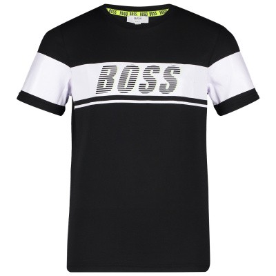 Afbeelding van Boss J25D82 kinder t-shirt zwart