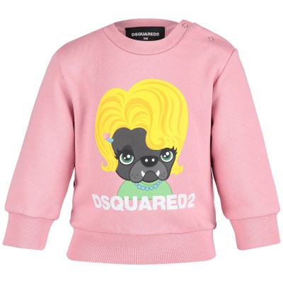 Afbeelding van Dsquared2 DQ03EA baby trui licht roze