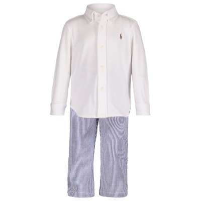 Afbeelding van Ralph Lauren 737392 babysetje licht blauw