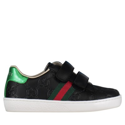 Afbeelding van Gucci 455447 DF720 kindersneakers zwart