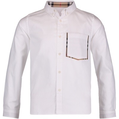 Afbeelding van Burberry 8005437 kinder overhemd wit
