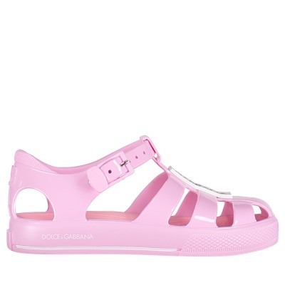Afbeelding van Dolce & Gabbana DN0115 kindersandalen licht roze
