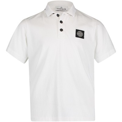 Afbeelding van Stone Island 701620247 kinder polo wit