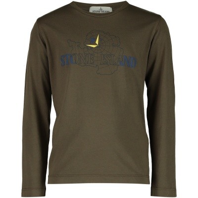 Afbeelding van Stone Island 691621152 kinder t-shirt army
