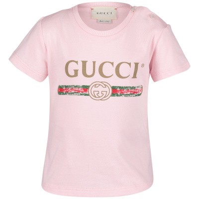 Afbeelding van Gucci 504121 baby t-shirt licht roze