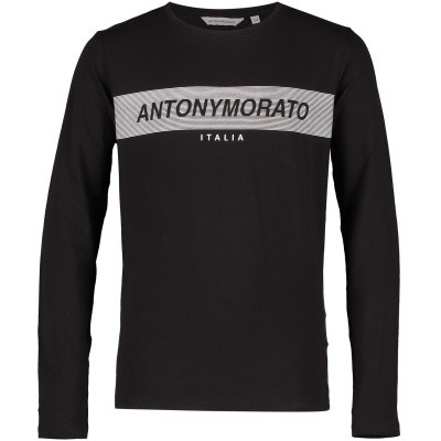 Afbeelding van Antony Morato MKKL00176 kinder t-shirt zwart