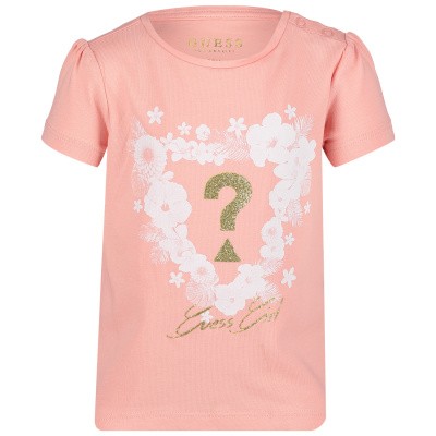 Afbeelding van Guess A92I01 baby t-shirt zalm
