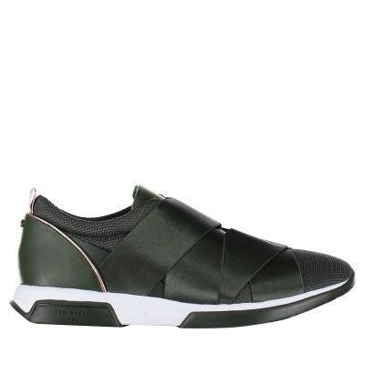 Afbeelding van Ted Baker 917727 dames sneakers donker groen