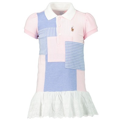 Afbeelding van Ralph Lauren 734893 babyjurkje licht roze