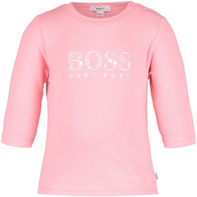 Afbeelding van Boss J95259 baby t-shirt roze