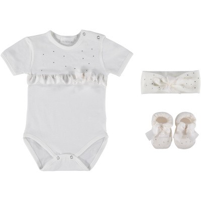 Afbeelding van La Perla 48650 babysetje off white