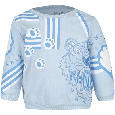 Afbeelding van Kenzo KM15513 baby trui licht blauw