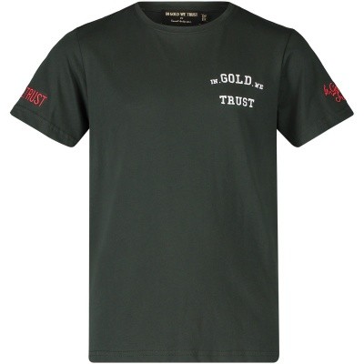 Afbeelding van in Gold We Trust FA046KIDS kinder t-shirt groen