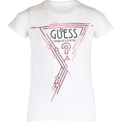 Afbeelding van Guess J91I00 kinder t-shirt wit