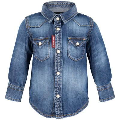Afbeelding van Dsquared2 DQ033G baby blouse jeans