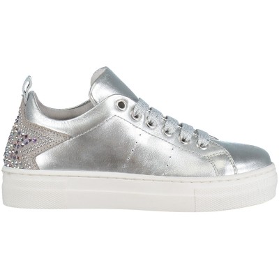 Afbeelding van Coccinelle 8122 kindersneakers zilver