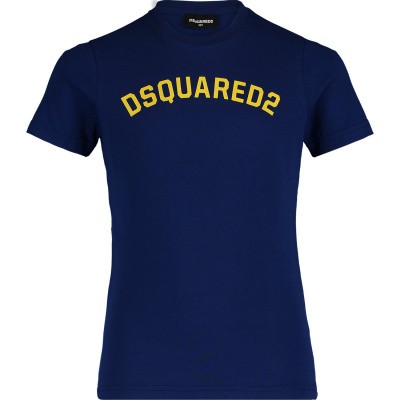 Afbeelding van Dsquared2 DQ039Y kinder t-shirt cobalt blauw