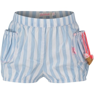 Afbeelding van Billieblush U04152 baby shorts licht blauw