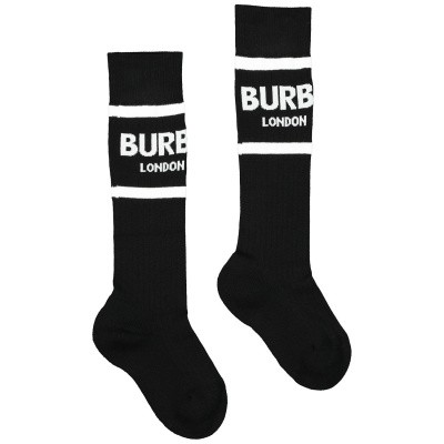 Afbeelding van Burberry 8009427 kindersokken zwart