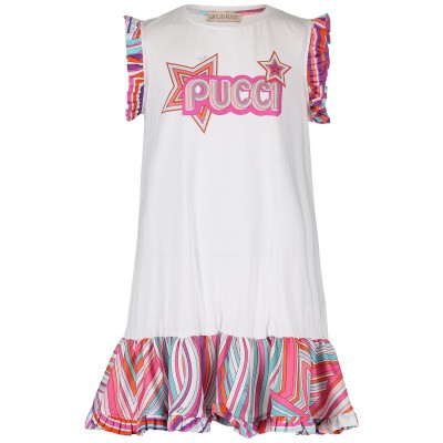 Afbeelding van Pucci 9K1141 kinderjurk wit