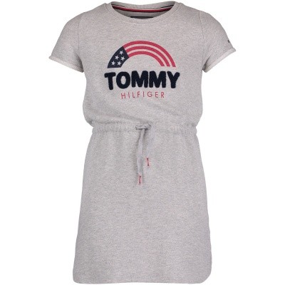 Afbeelding van Tommy Hilfiger KG0KG03644 kinderjurk grijs