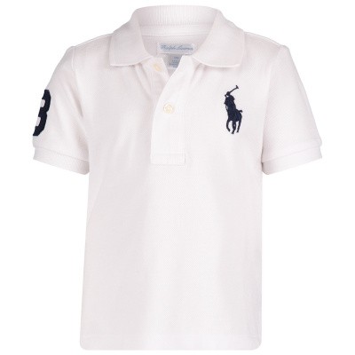 Afbeelding van Ralph Lauren 703635 baby polo wit