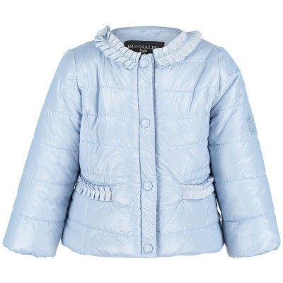 Afbeelding van MonnaLisa 393103 babyjas licht blauw