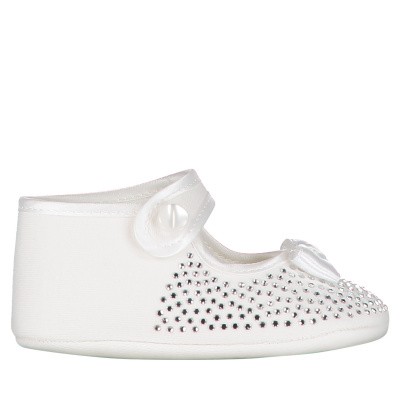 Afbeelding van MonnaLisa 733008 babyschoenen off white