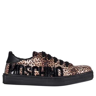 Afbeelding van Moschino 12013673 kindersneakers panter