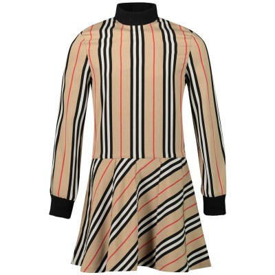 Burberry 8011193 kinderjurk beige Afbeelding van Burberry 8011193 kinderjurk beige