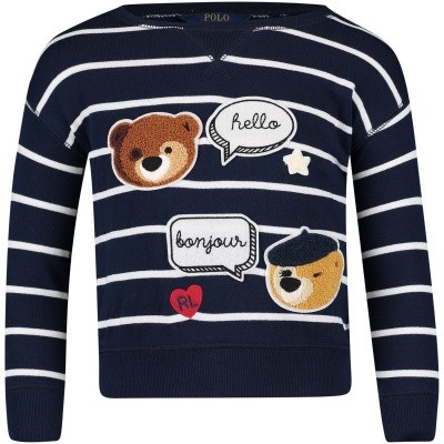 Afbeelding van Ralph Lauren 311702117 kindertrui navy