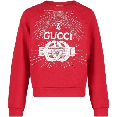 Afbeelding van Gucci 520441 kindertrui rood