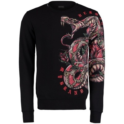 Afbeelding van My Brand MMBSW012GM005 heren trui zwart