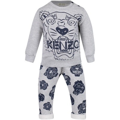 Afbeelding van Kenzo KM36507 babysetje grijs