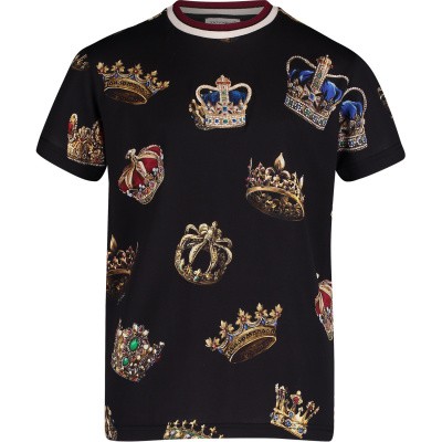 Afbeelding van Dolce & Gabbana L4JT7N FS74O kinder t-shirt zwart