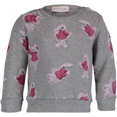 Afbeelding van Moncler 8068205 baby trui licht grijs