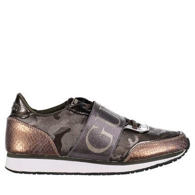 Afbeelding van Guess FLSNG3FAB12 dames sneakers brons