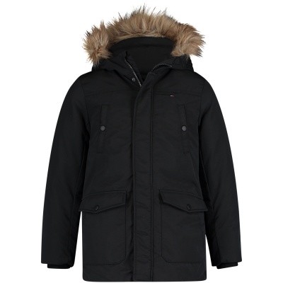 Afbeelding van Tommy Hilfiger KB0KB04319 kinderjas zwart
