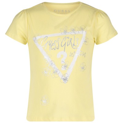 Afbeelding van Guess K92I12 kinder t-shirt geel