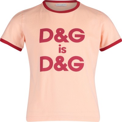 Afbeelding van Dolce & Gabbana L5JTCR G7RID kinder t-shirt licht roze