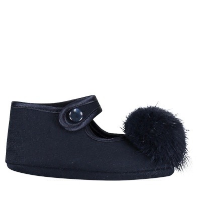 MonnaLisa 392016 babyslofjes navy Afbeelding van MonnaLisa 392016 babyslofjes navy