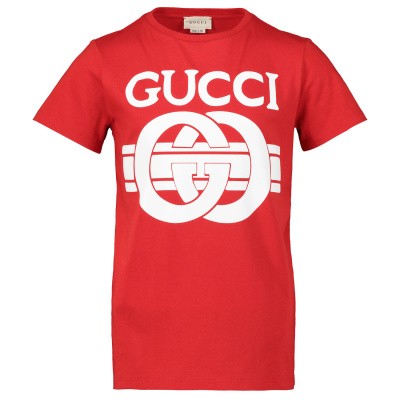 Gucci 547559 XJAHV kinder t-shirt rood Afbeelding van Gucci 547559 XJAHV kinder t-shirt rood