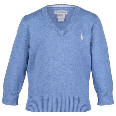Afbeelding van Ralph Lauren 702188 baby trui licht blauw