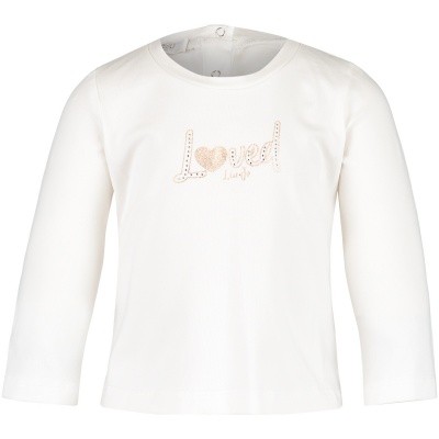 Afbeelding van Liu Jo H68039LOVED baby t-shirt off white