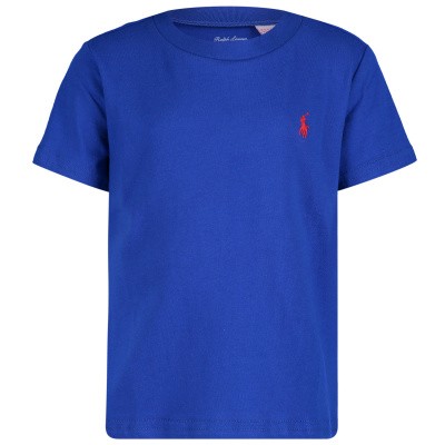 Afbeelding van Ralph Lauren 703638B baby t-shirt cobalt blauw