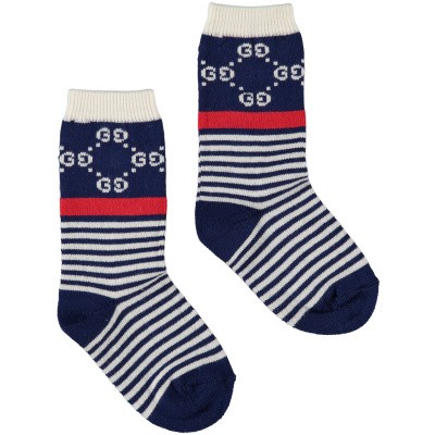Afbeelding van Gucci 556637 babysokjes navy