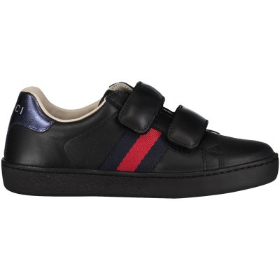 Afbeelding van Gucci 455448 CPWP0 kindersneakers zwart